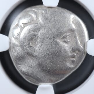 Kyrene Kyrenaika AR Didrachm c. -308 to -275 NGC VG Zeus Silphion plant