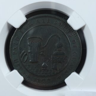 LC-16A1 NGC EF det Un Sou token Molson Brewers Lower Canada Montreal Breton 562