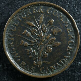 LC-23C Bouquet Sou token Montreal Lower Bas Canada Quebec Breton 678