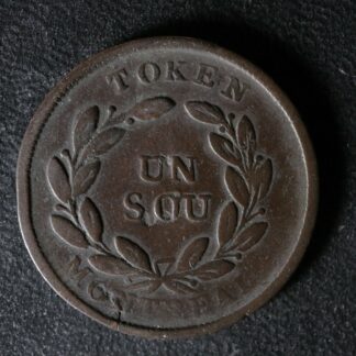 LC-29E1 Bouquet Sou token Montreal Lower Bas Canada Quebec Breton 697
