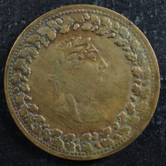 LC-48-11 Halfpenny token 1812 Lower Bas Canada Quebec Tiffin Breton 960