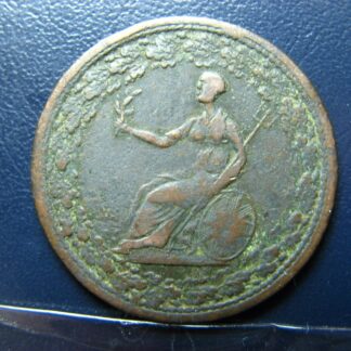 LC-54D1 Halfpenny token 1815 Lower Bas Canada Spread Eagle Breton 994