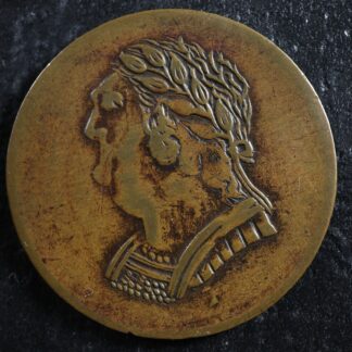 LC-60-15 1820 token Lower Bas Canada Quebec Bust and Harp Breton 1012