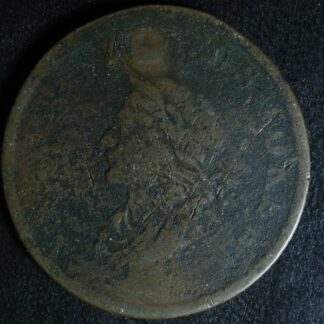 LC-61A Ireland 1834 George Ords token Lower Canada Bust and Harp BH-33 Wi 1830