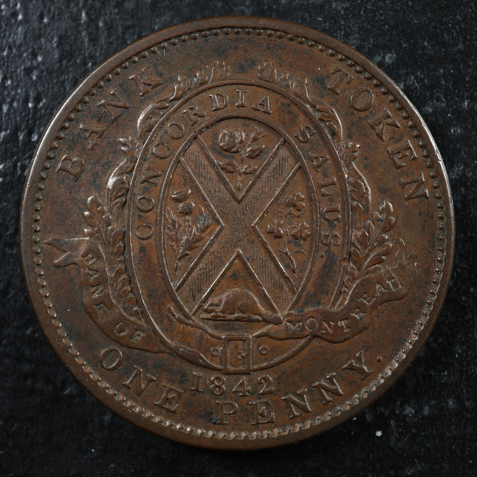 PC-2B-One-penny-token-1842-Province-of-Canada-Bank-of-Montreal-Co-77-Breton-526-277569623681-2