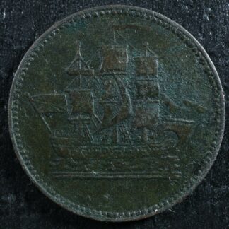 PE-10-35 Ships Colonies & Commerce token PEI Canada Breton 997