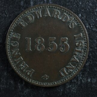 PE-7A1 1855 token Canada PEI Prince Edward Island Breton 918