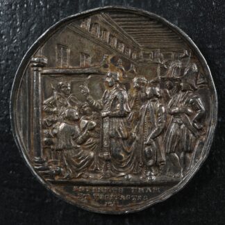 Pope Leo XII (1823-1829) Dated RY 3 (1826) Papal state AR Silver Medal 42 mm