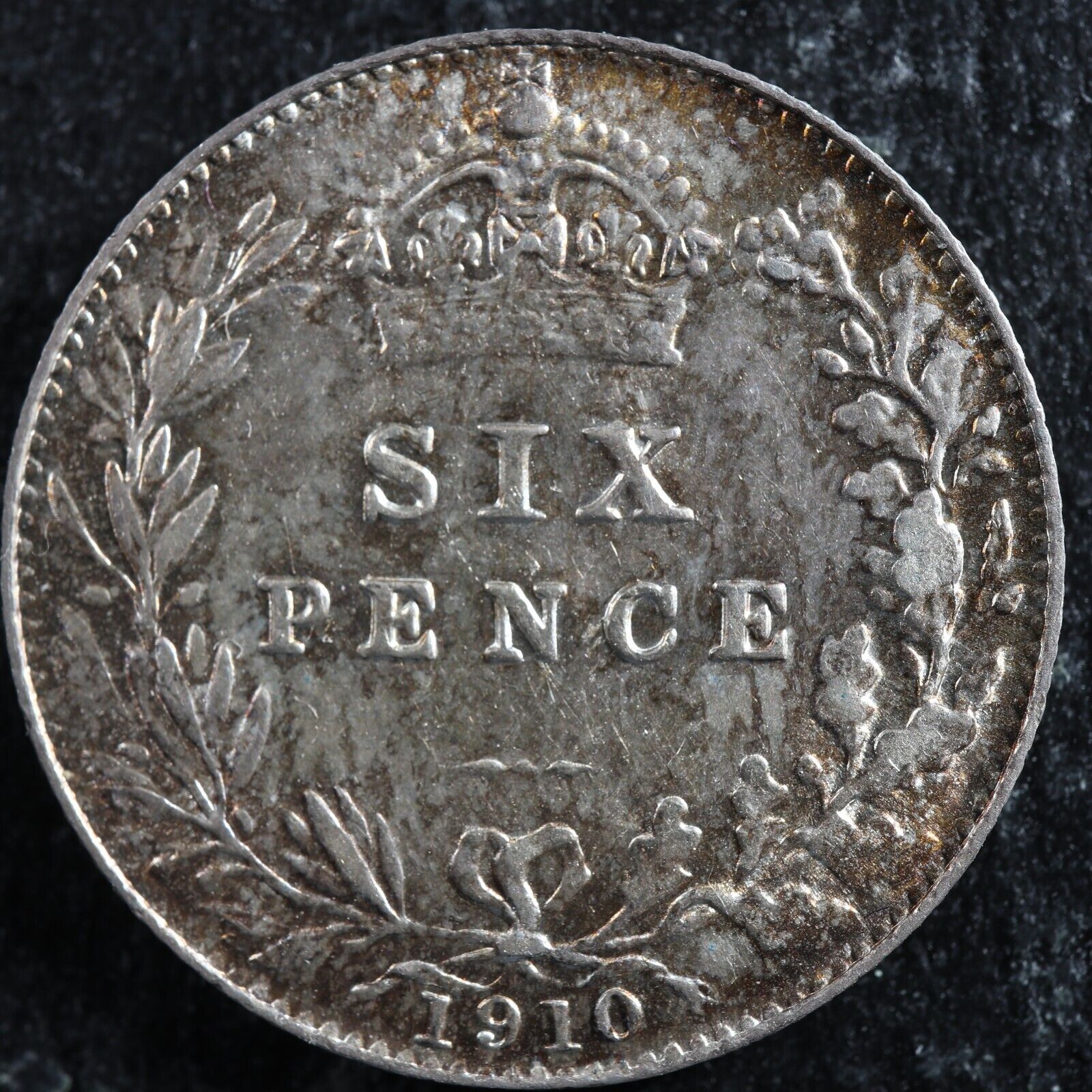 Six-pence-1910-Great-Britain-KM799-Silver-UK-GB-Grande-Bretagne-6-275695570631-2