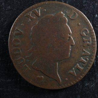 Sol 1771BB Strasbourg France KM#545 Copper Louis XV