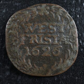 1 duit 1626 West Friesland Netherlands KM#29 Copper Frisia Pays-Bas Nederland