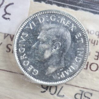 10 cents 1947 Maple Leaf Canada ICCS MS-63 King George VI silver c ¢ dime