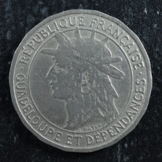 50 centimes 1903 Guadeloupe KM#45 Copper-nickel