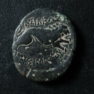 AE20 c. -305/-281 Lysimacheia King Lysimachos (of Thrace) Athena head Lion