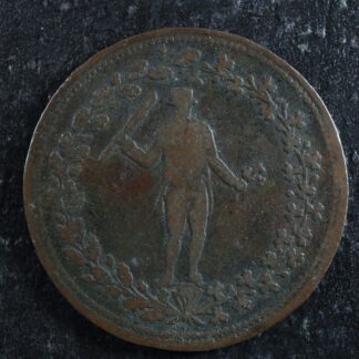 AM-4 Pure copper preferable paper token Canada Irishman Breton 1009