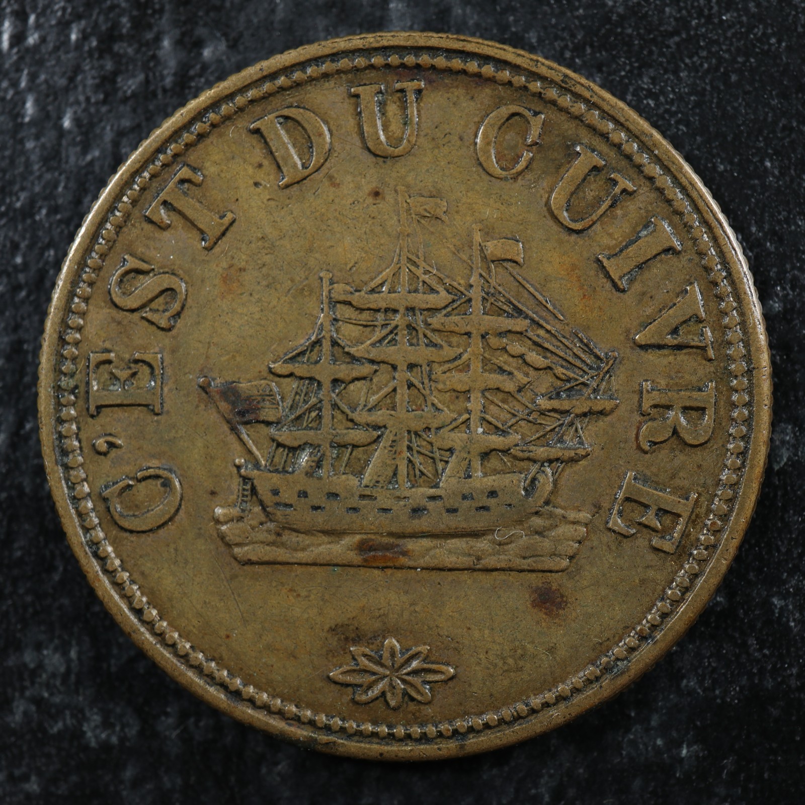 Cest-du-cuivre-token-Napoleon-ship-Canadian-Brass-Borderline-Bo-20-278013082792-2