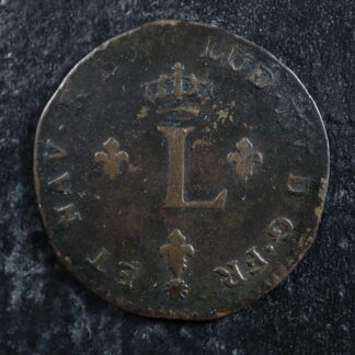 Double-sol-aux-deux-L-couronnees-1741D-Lyon-France-Billon-Louis-XV-Breton-508-277102626742-2
