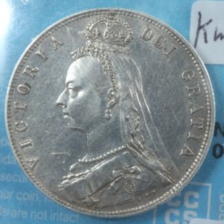 Half crown 1889 Great Britain KM#764 CCCS VF-20 King George III GB UK 1/2 c