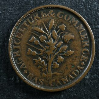 LC-23C Bouquet Sou token Montreal Lower Bas Canada Quebec Breton 678