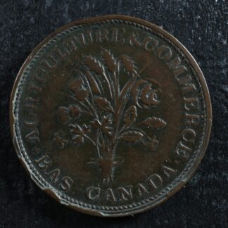 LC-29C Bouquet Sou token Montreal Lower Bas Canada Quebec Breton 700