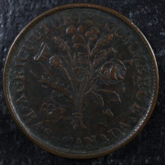 LC-39 Bouquet Sou token Montreal Lower Bas Canada Quebec Breton 711