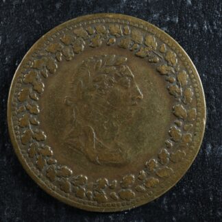 LC-48-11 Halfpenny token 1812 Lower Bas Canada Quebec Tiffin Breton 960