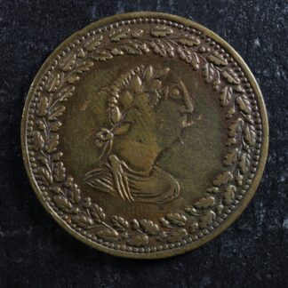 LC-48-17 Halfpenny token 1812 Lower Bas Canada Quebec Tiffin Breton 961