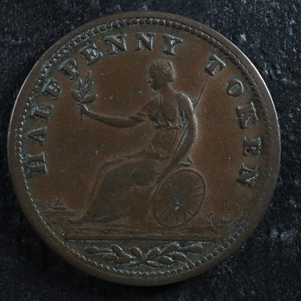 LC49A2 Halfpenny token Victoria Nobis Est Bas Lower Canada Breton 982