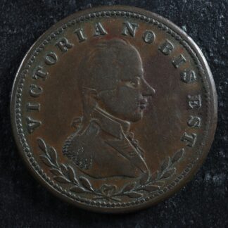LC-49A2 Halfpenny token Victoria Nobis Est Bas Lower Canada Breton 982