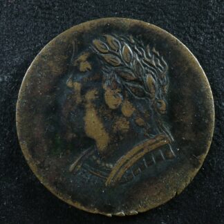 LC-60-17 1820 token Lower Bas Canada Quebec Bust and Harp Breton 1012