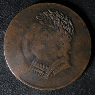 LC-60-18 1820 token Lower Bas Canada Quebec Bust and Harp Breton 1012