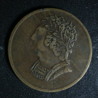 LC-60-4 1820 token Lower Bas Canada Quebec Bust and Harp Breton 1012