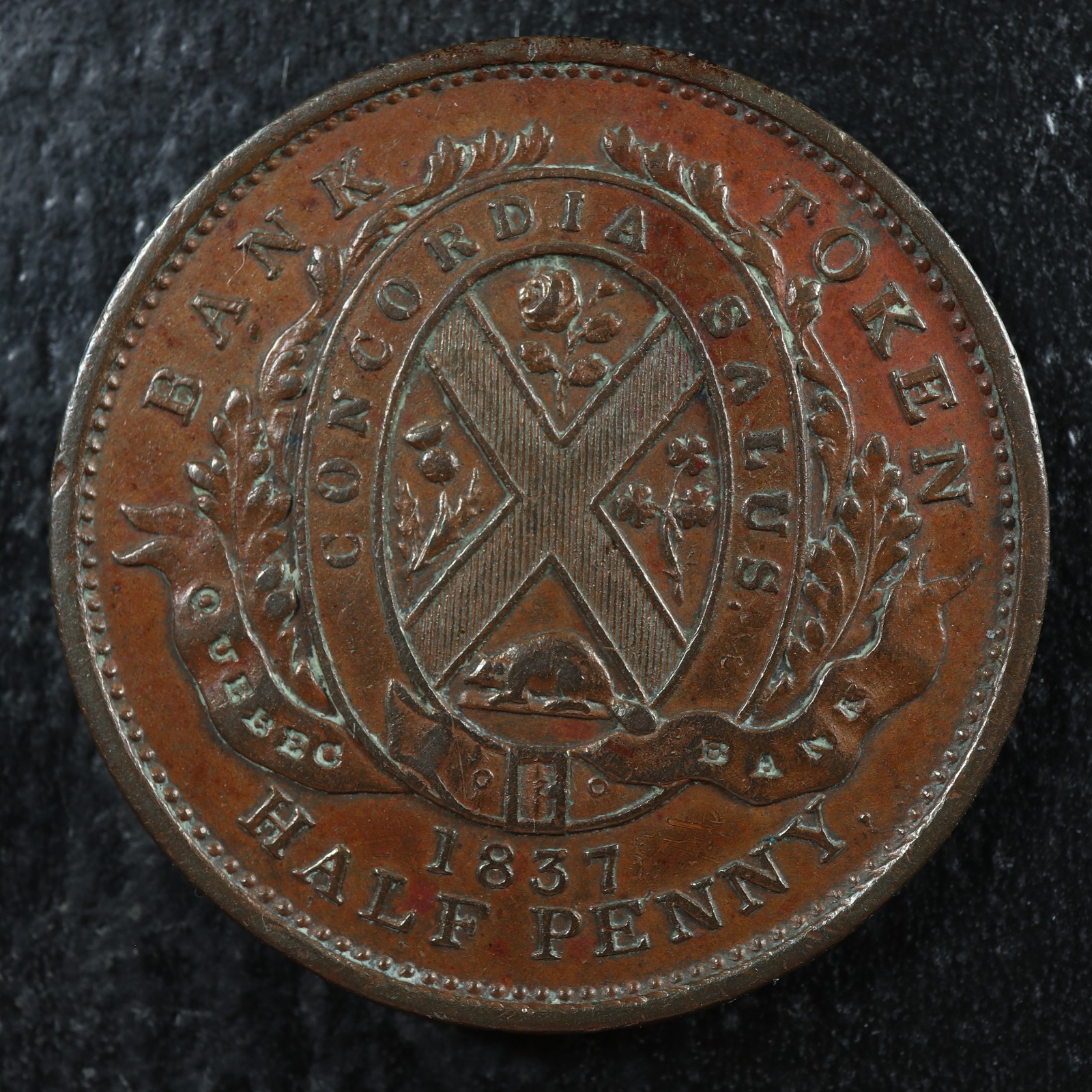 LC-8B1-Halfpenny-token-Un-sou-1837-Lower-Bas-Canada-Quebec-Bank-Breton-522-277743001522-2