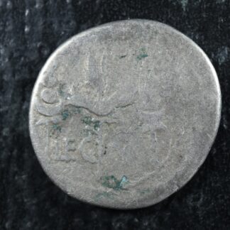 Mark Antony Denarius -32/-31 Legionary issue Galley Aquila signa Legion V