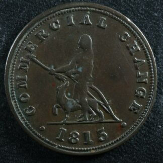 NS-12 Halfpenny token 1815 Canada Nova Scotia Commercial Change Breton 885