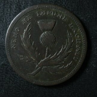 NS-16A1 John Brown token Nova Scotia Canada Thistle Ship Breton 896