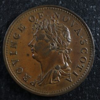 NS-1A3-Halfpenny-token-1823-Canada-Nova-Scotia-Thistle-Breton-867-276090958362-2