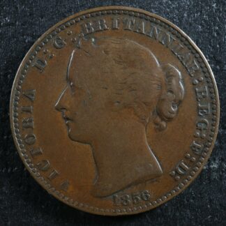 NS-6A1 One penny token 1856 Canada Nova Scotia Mayflower Breton 875