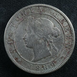 One penny 1869 Jamaica KM#17 Copper-Nickel Jamaïque