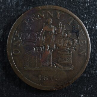 One-penny-token-1813-Sheffield-Phoenix-Iron-Works-Countermarked-Withers-1040-276090103332-2