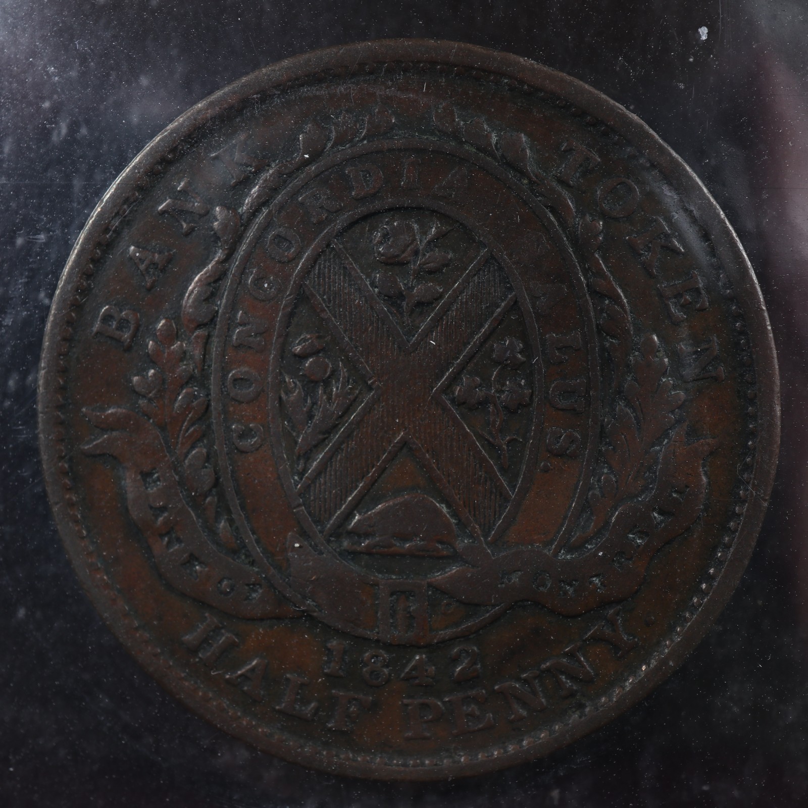 PC-1A1-ICCS-VF-20-Halfpenny-1842-token-Province-of-du-Canada-Montreal-Breton-527-277783892172-2