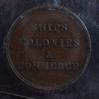 PE-10-19-ICCS-VF-20-Ships-Colonies-Commerce-token-PEI-Canada-Breton-997-276775657572-2