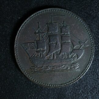 PE-10-23 Ships Colonies & Commerce token PEI Canada SCC-23 Breton 997