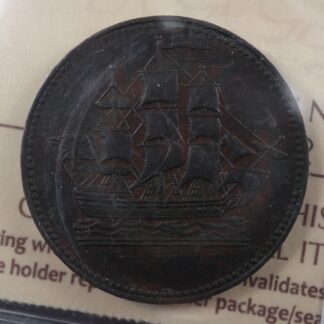 PE-10-33 ICCS AU-50 Ships Colonies & Commerce token PEI Canada Breton 997