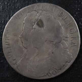 Sixty shillings 1691 Scotland KM#134 Silver King William II Écosse 60