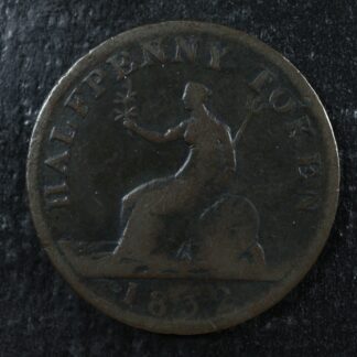 UC-14 Halfpenny token 1832 Province of Upper Canada Breton 732