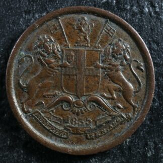 1/12 anna 1835 British India KM#445 Copper Inde भारत East India Company