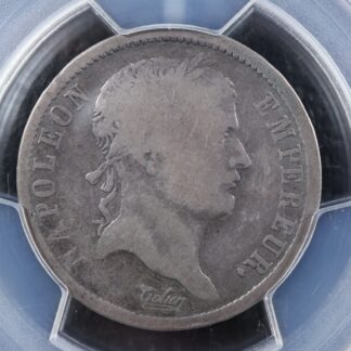 2 francs 1808K Bordeaux France KM#684.4 PCGS VG Tooled silver Napoleon
