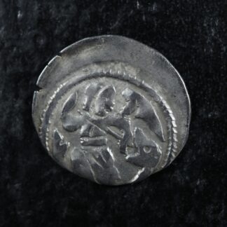 Denár 1235-1270 Hungary Béla IV Silver Hongrie Magyarország Angel killing dragon