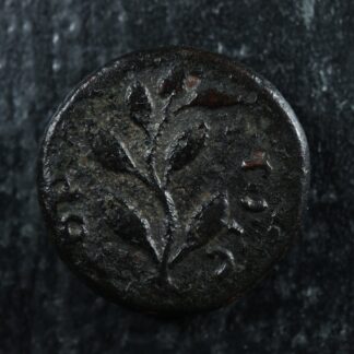 Hadrian AE15 Antioch Syria Dated 177 (128/9 CE) RPC 3747 Apollo Laurel-branch